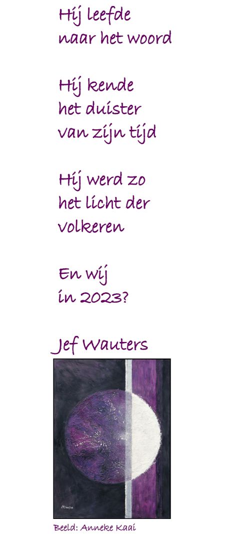 Nieuwjaarswens Jef 23