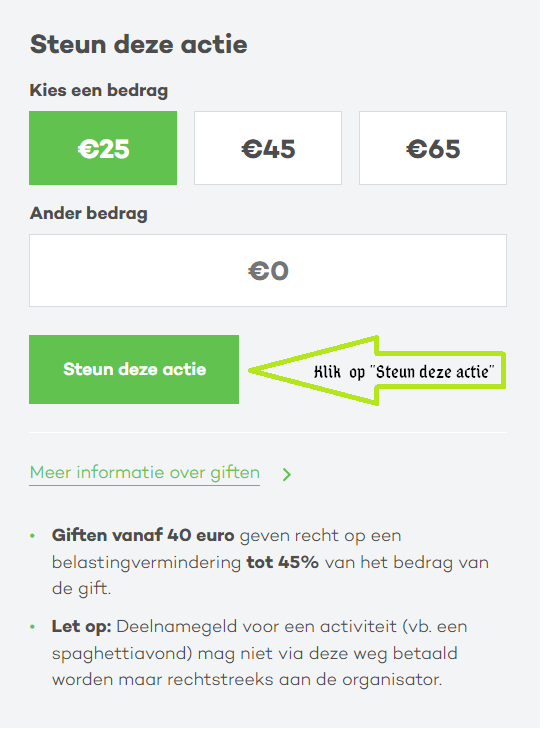 Steun deze actie